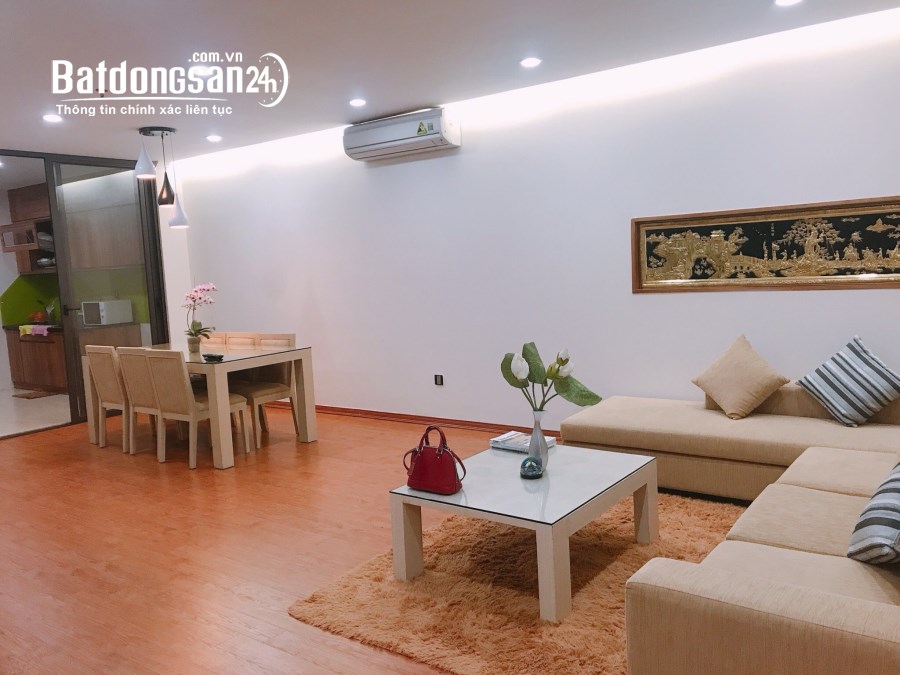Cho thuê căn hộ 18T trung hoà nhân chính,120m 3 phòng ngủ full đồ 15 triệu/tháng