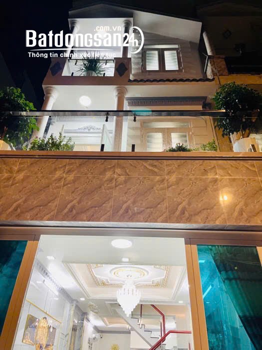 BÁN NHÀ ĐẸP FULL NỘI THẤT 3 TẦNG - 4PN - ĐƯỜNG NHỰA 8M ĐÀO TÔNG NGUYÊN, NHÀ BÈ