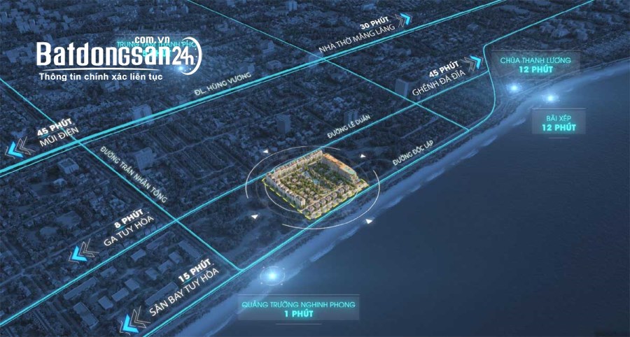 Bán nhanh 2 căn góc và kề góp shophouse biển L'aurora Phú Yên thanh toán 2 tỷ 3 