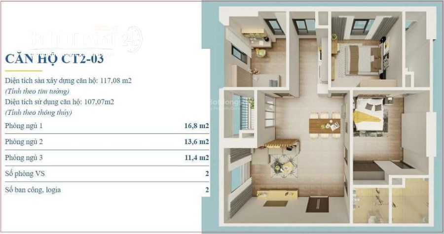 Bán căn hộ chung cư Đường Vũ Tông Phan, Phường Khương Trung, Quận Thanh Xuân