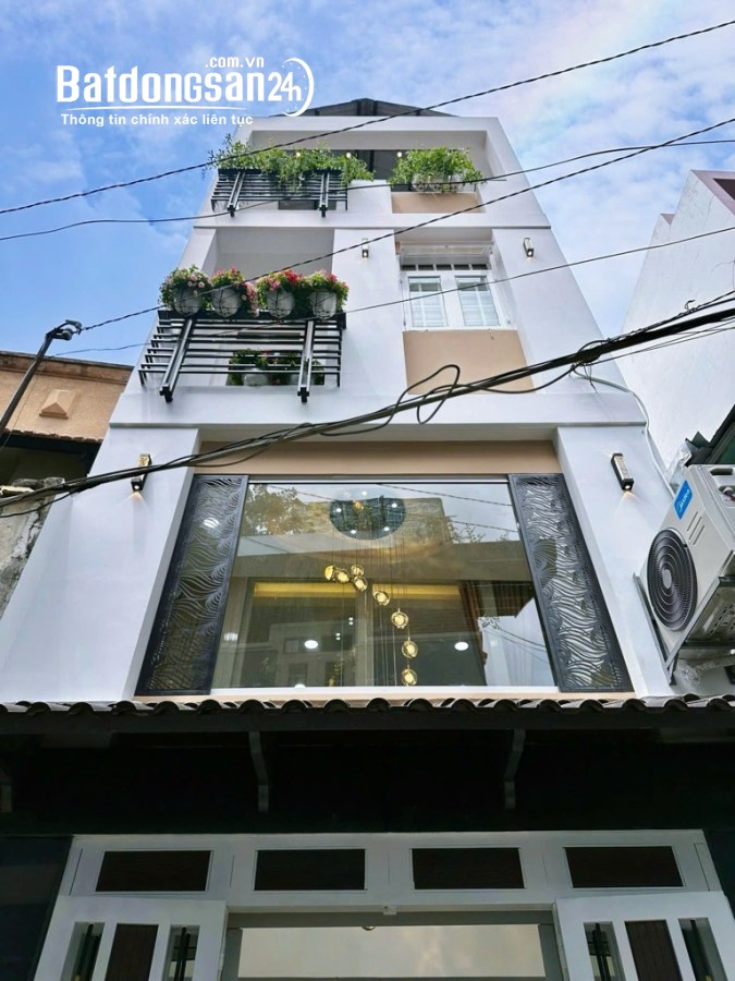 Nhà mới Huỳnh Văn Bánh, Phú Nhuận - 4 tầng x 29m2 - Nở hậu - Full NT - Gần MT 