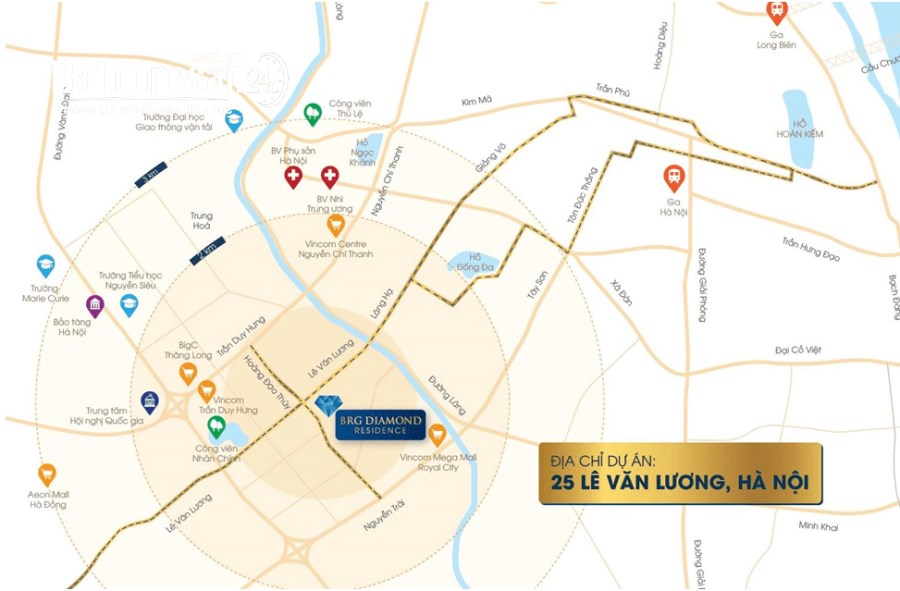 Bán căn hộ chung cư BRG Park Residence, Phường Nhân Chính, Quận Thanh Xuân