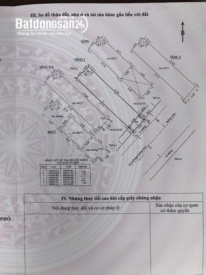 Bán nhà Đường Dương Quảng Hàm, Phường 5, Quận Gò Vấp
