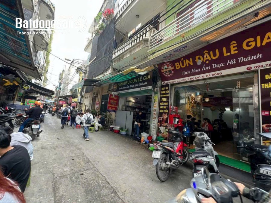  Ao Sen Mỗ Lao, ngõ ô tô tránh, kinh doanh sầm uất, 42m2, 12.2 tỷ