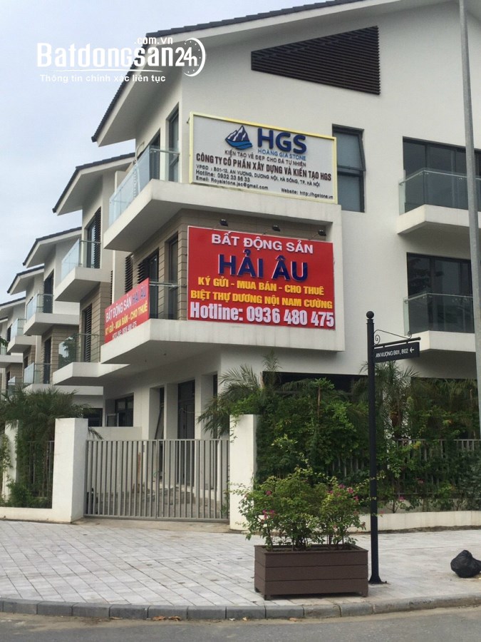 bán gấp biệt thự an vượng khu đô thị nam cường Dương Nội, Hà Đông, dt180m2,nhà đẹp