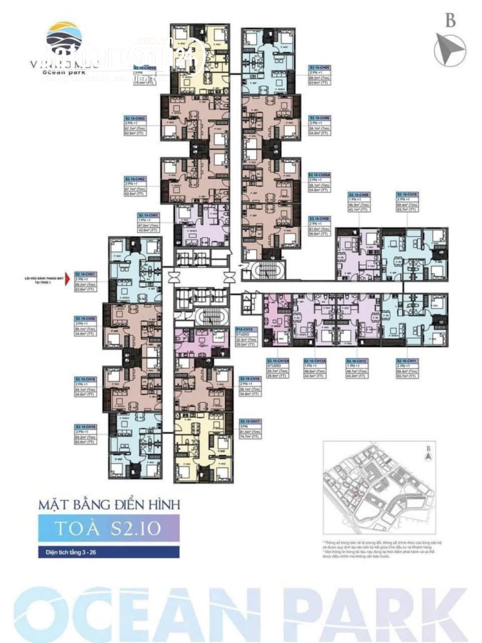 MỞ BÁN tòa S2.17 và S2.10 Vinhomes Ocean Park, Đường 5, Xã Đa Tốn,Huyện Gia Lâm