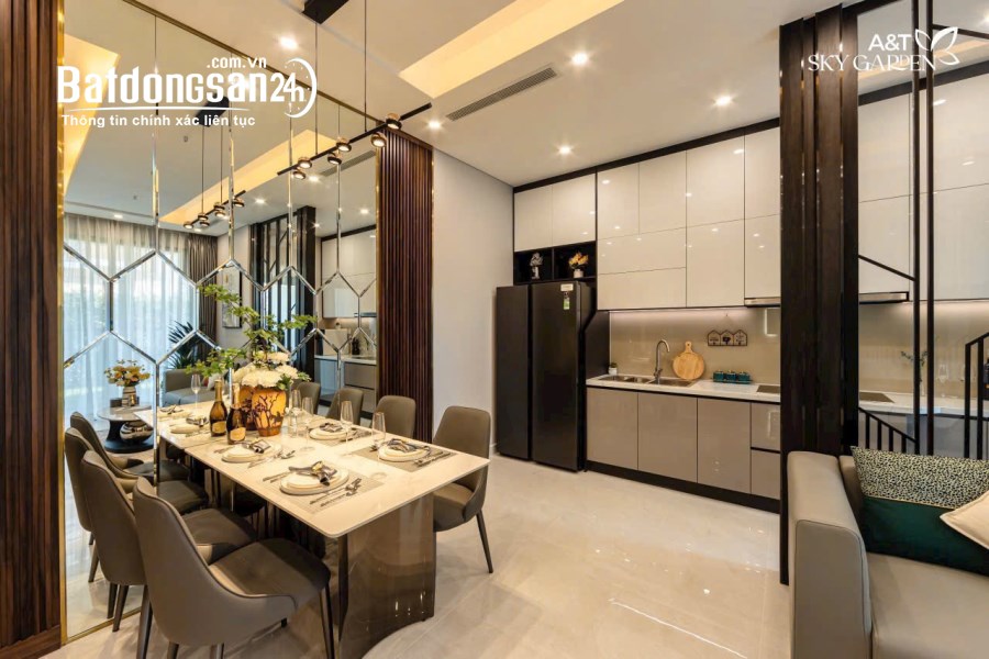 Cần bán căn 1pn 46m2 căn hộ A&T sky garden Thuận An, giá gđ1 chỉ 30tr/m2 