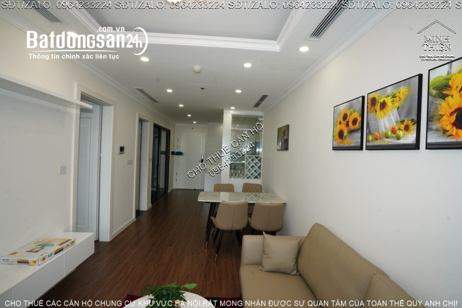 (Chung Cư Sunshine Riverside, Phú Thượng, Tây Hồ) Cho Thuê Căn 2 Ngủ Full Nội Thất Ca