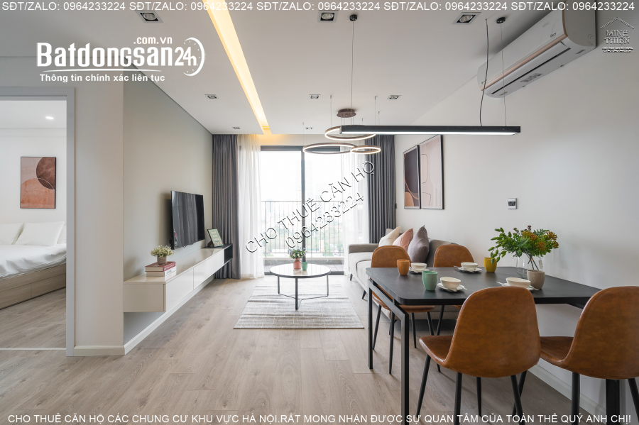 (Chung Cư Vinhomes D’capitale Trần duy hưng) Cho Thuê Căn 2 Ngủ 1 Vệ Sinh Full giá th