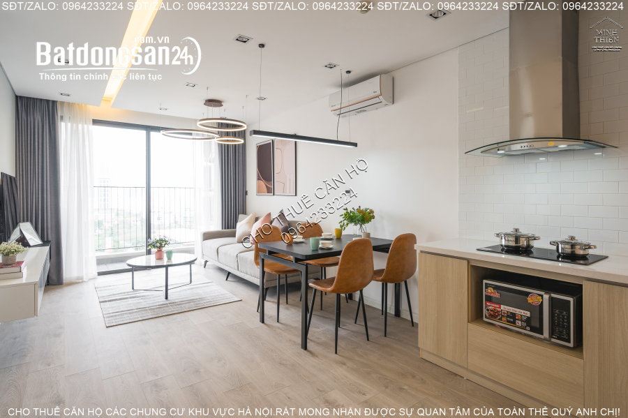 (Chung Cư Vinhomes D’capitale Trần duy hưng) Cho Thuê Căn 2 Ngủ 1 Vệ Sinh Full giá th