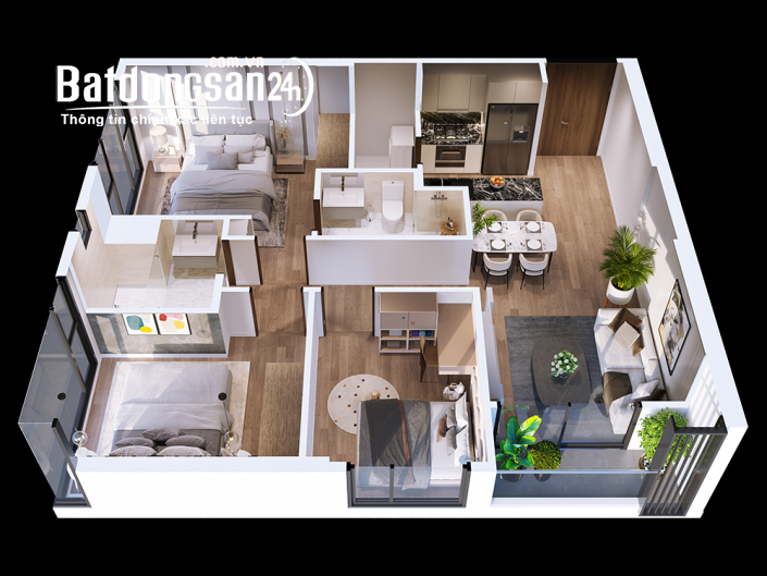 Căn hộ 3 phòng ngủ rẻ nhất thị trường tại Masteri Vinhomes Ocean Park chỉ với 2,3 tỷ