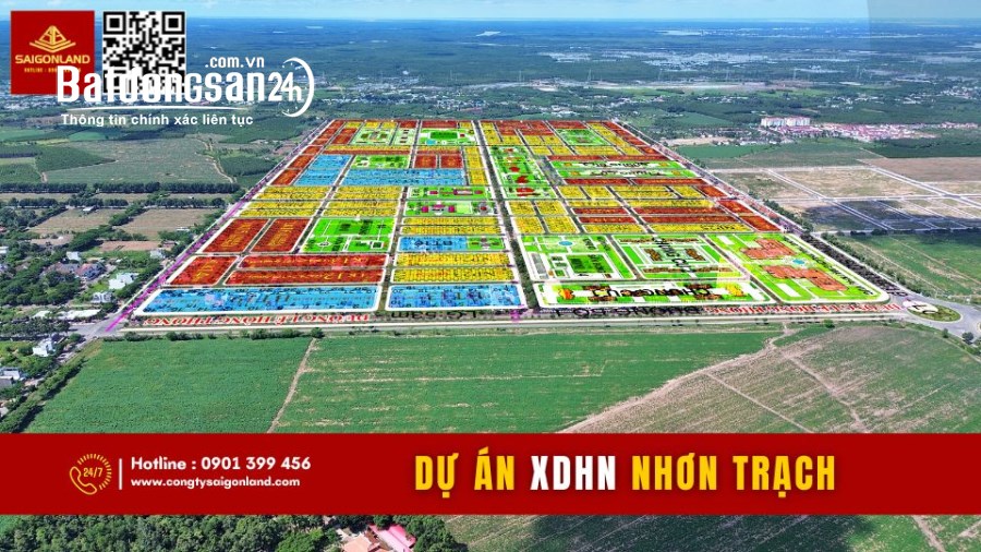Saigonland Cần bán 20 nền đất dự án Phước An, Lê Hồng Phong, Nhơn Trạch