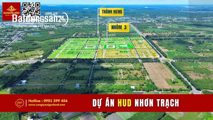 Saigonland Cần bán 20 nền đất dự án Phước An, Lê Hồng Phong, Nhơn Trạch