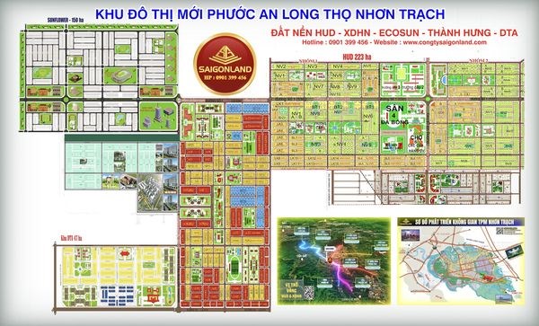 Saigonland Cần bán 20 nền đất dự án Phước An, Lê Hồng Phong, Nhơn Trạch