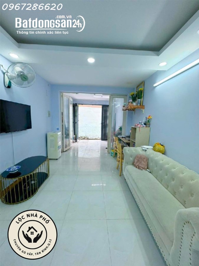 BÁN NHÀ 6PN, 4 TẦNG BTCT SÁT MẶT TIỀN NGUYỄN TƯ GIẢN F12 GÒ VẤP