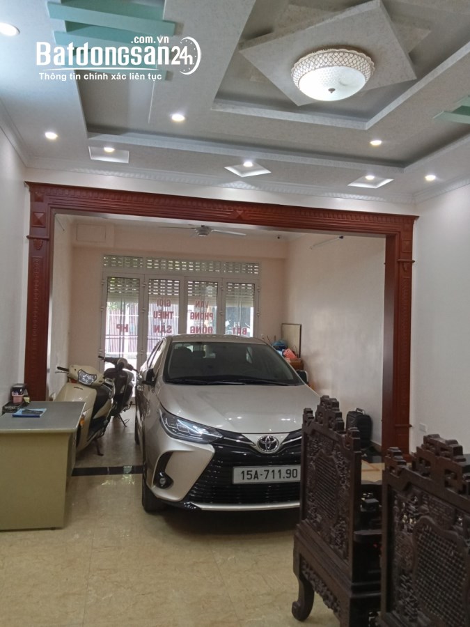Nhà 4 tầng 90m2 mặt đường Trại Lẻ 3 cạnh khu Hoàng Huy Mall, Kênh Dương, Lê Chân