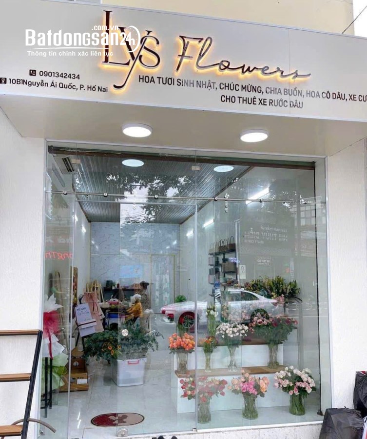 CHÍNH CHỦ CẦN SANG MẶT BẰNG SHOP HOA TƯƠI 10B1 NGUYỄN  ÁI QUỐC,
