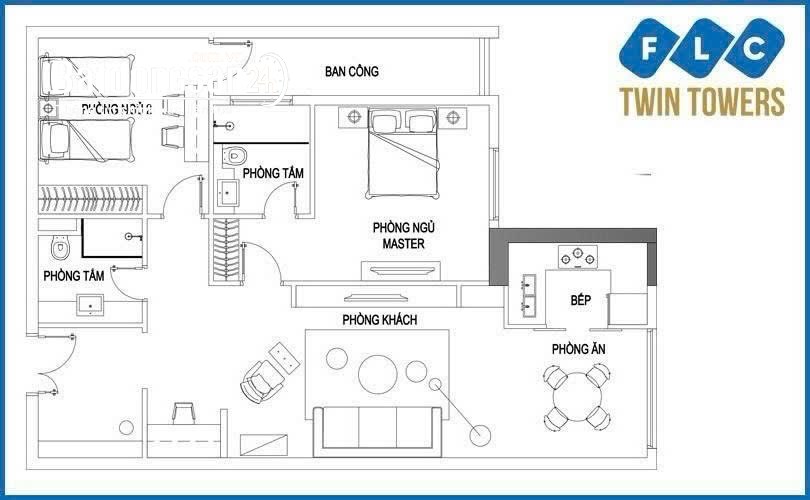 Bán căn hộ chung cư FLC Twin Towers, Đường Cầu Giấy, Quận Cầu Giấy