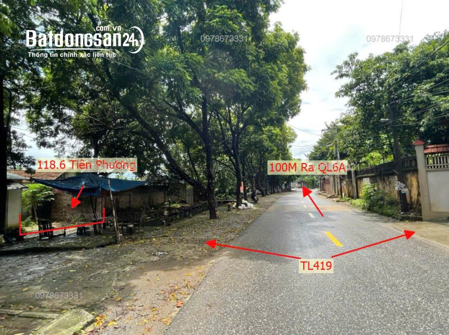 SIÊU PHẨM TRỤC CHÍNH KINH DOANH TẠI TỈNH LỘ 419 TIÊN PHƯƠNG-CHƯƠNG MỸ
