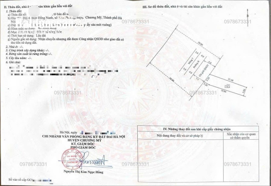 SIÊU PHẨM TRỤC CHÍNH KINH DOANH TẠI TỈNH LỘ 419 TIÊN PHƯƠNG-CHƯƠNG MỸ