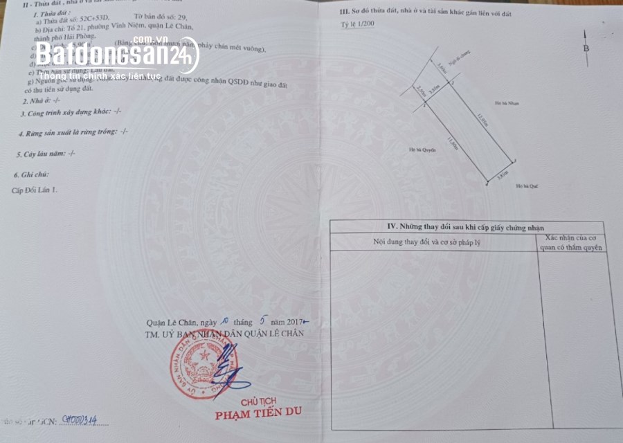 Bán nhà Khúc Thừa Dụ - Lê Chân, 46m 3 tầng, độc lập, taxi đỗ cửa