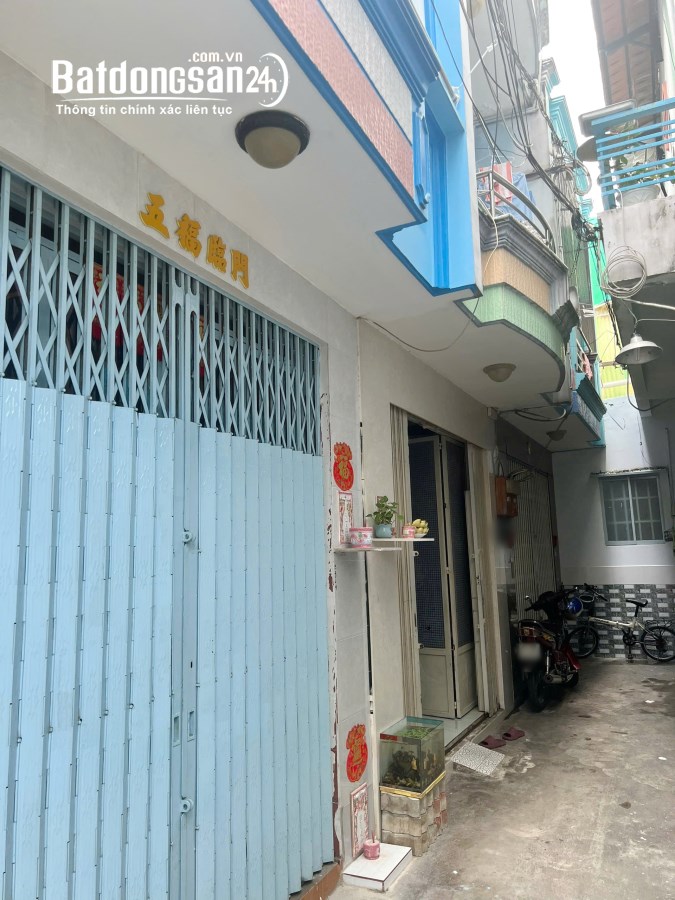 Nhà 3 tầng sổ hồng chung đường Lưu Hữu Phước Phường 15 Quận 8