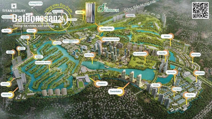 Bán căn hộ chung cư The Fibonan, Đường 379, Huyện Văn Giang