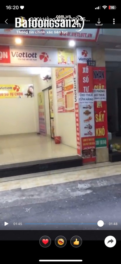 CHÍNH CHỦ CHO THUÊ CỬA HÀNG ĐƯỜNG TRẦN KHÁT CHÂN