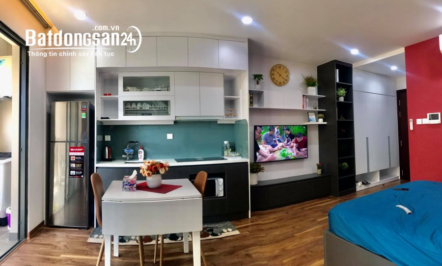 Cho thuê căn hộ studio tòa C2 Vinhomes D''Capitale, giá 13tr/th đủ đồ, Quận Cầu Giấy