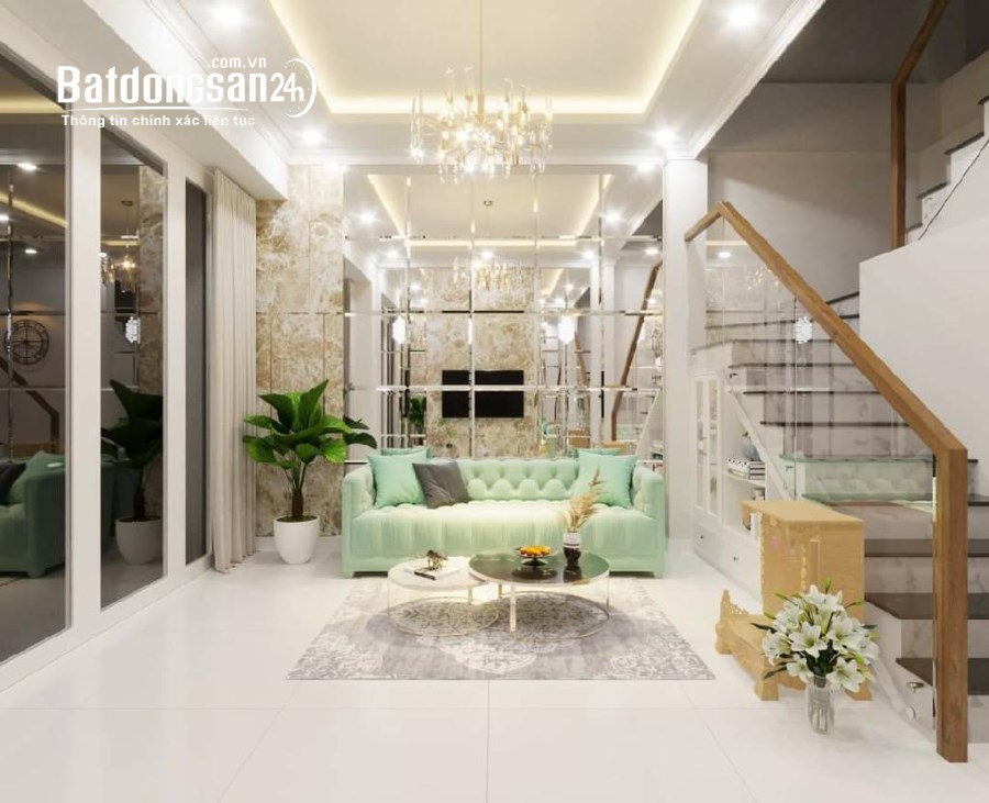 Nhà mới 4 tầng gần mặt tiền Phạm Văn Đồng- gần sân bay , Quận Bình Thạnh