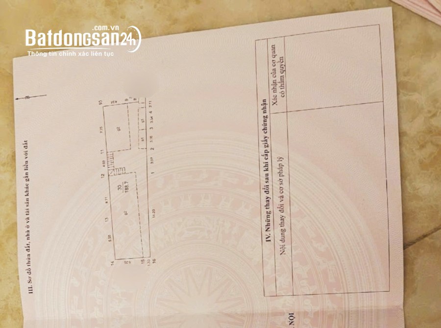 Bán nhà mặt phố Đường Phố Huế, Phường Phố Huế, Quận Hai Bà Trưng