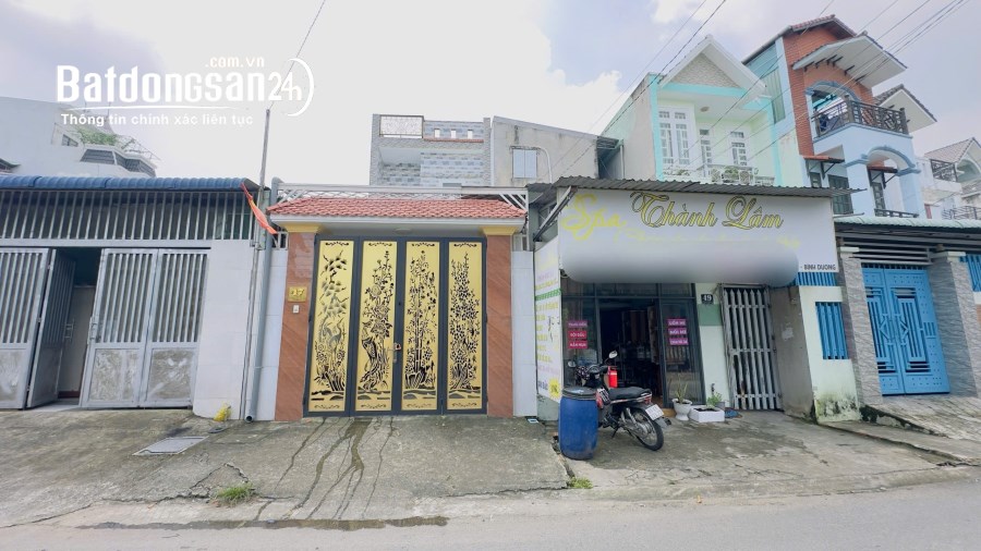 Nhà mặt tiền kinh doanh gần chợ Dĩ An, 115m ngang 4,4m sân ô tô, TP Dĩ An