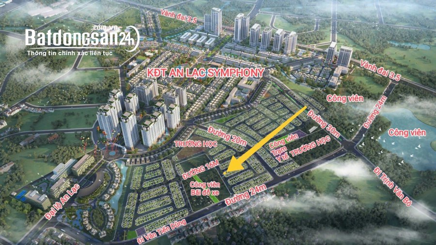 💥CHÍNH CHỦ GỬI BÁN 100M2 KHU 25,5HA VÂN CANH VIEW CÔNG VIÊN CỰC VIP 