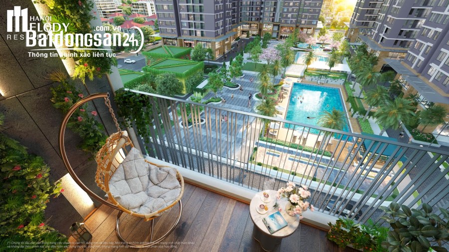 Nhận Booking quỹ căn độc quyền Melody Residences Linh Đàm, HTLS 70% lãi 0% trong 24th