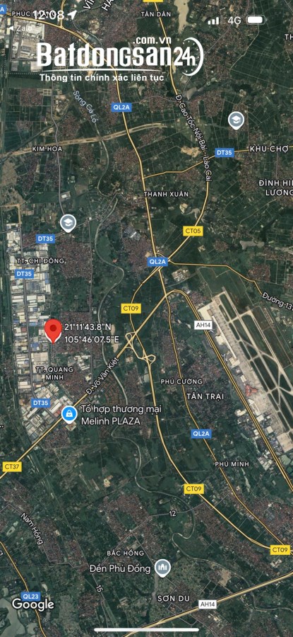 Bán đất Đường 23, Huyện Mê Linh