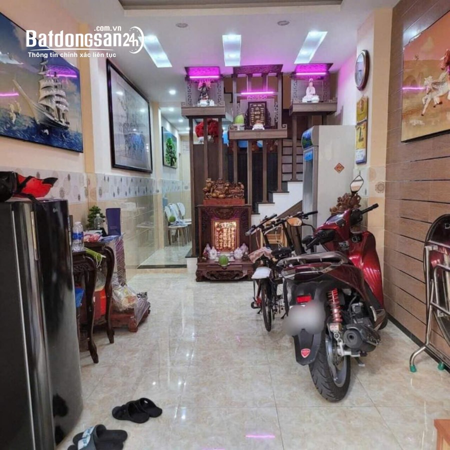 BÁN NHÀ CĂN GÓC ĐIỆN BIÊN PHỦ QUẬN 10 48M 3 TẦNG NỞ HẬU 3PN 4WC SIÊU ĐẸP 7.6TỶ