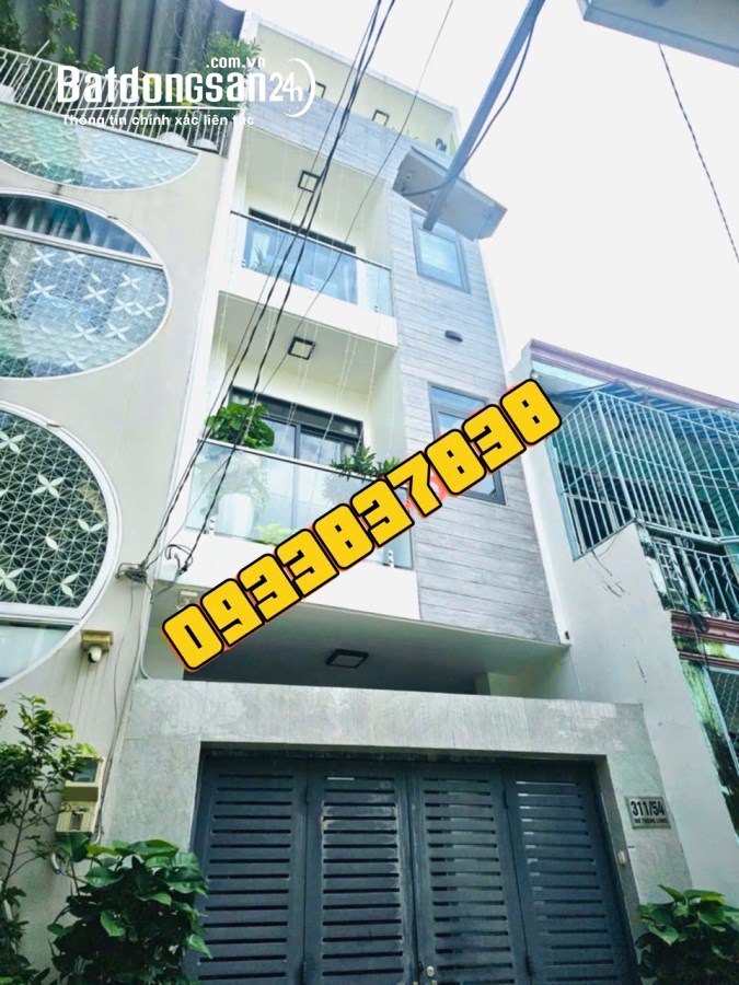 Bán gấp nhà 4 tầng HXH Đường Nơ Trang Long, Phường 13, Quận Bình Thạnh