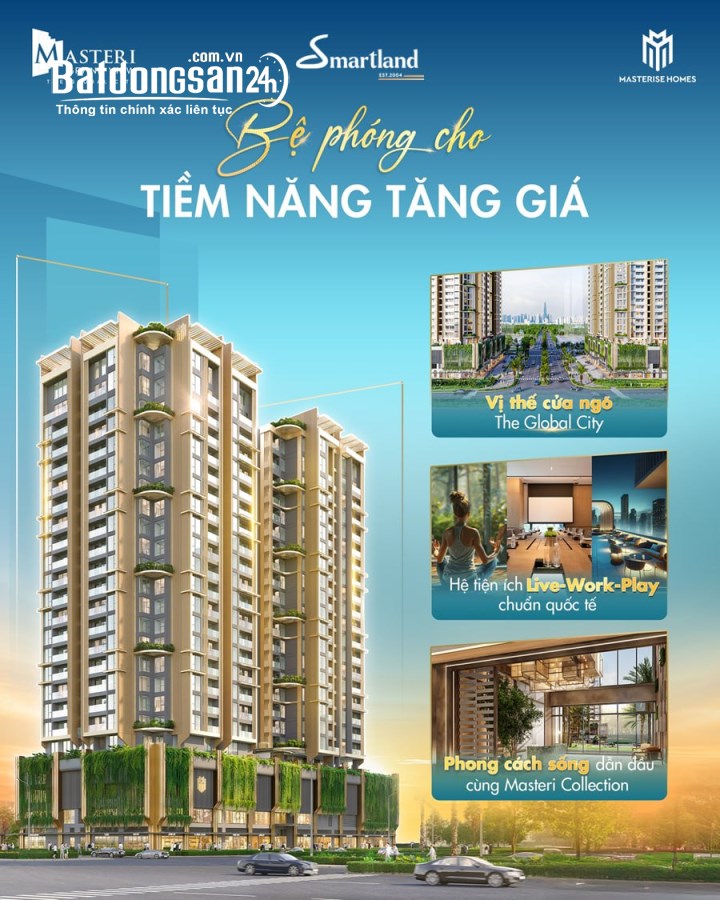 Mở bán đợt đầu căn hộ The Global City, Quận 2, chiết khấu lên đến 16%