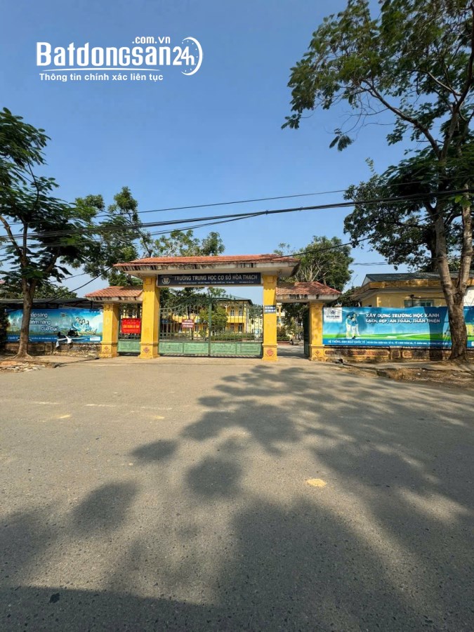 Quốc Oai Bán đất Hoà Thạch, lô góc, 1 nhà ra phố ôtô ngõ thông, 99mm2, 2.7tỷ