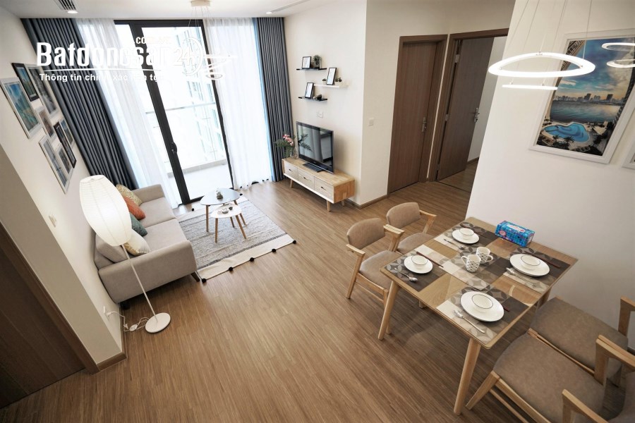 Cho thuê căn 3 ngủ view hồ Vinhomes Sky Lake, sẵn nội thất, vào luôn