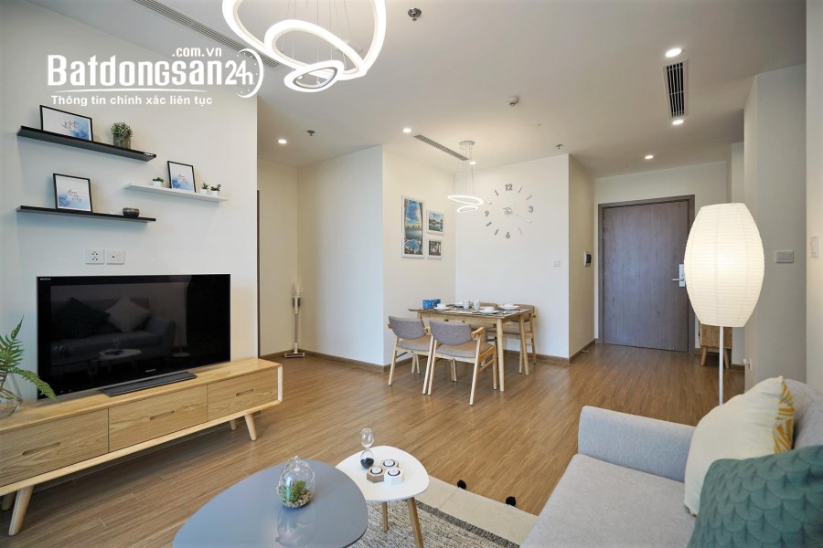 Cho thuê căn 3 ngủ view hồ Vinhomes Sky Lake, sẵn nội thất, vào luôn