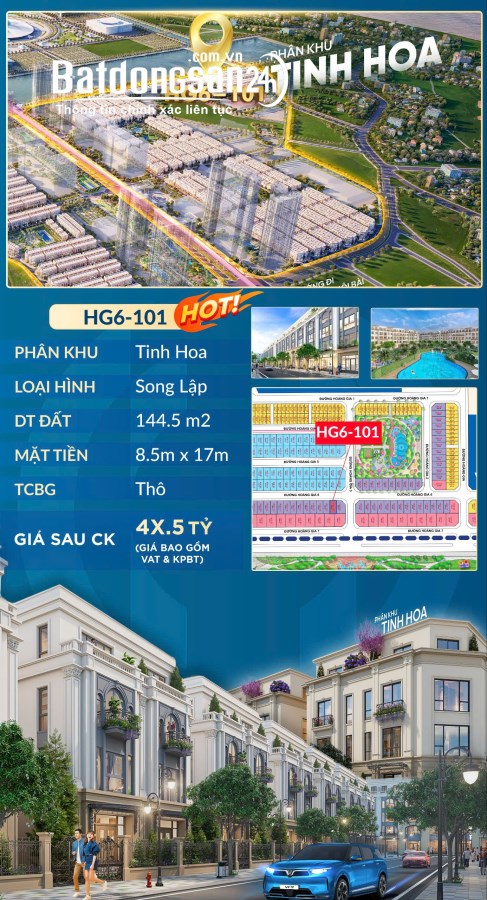 Bán Biệt thự-Villas Vinhomes Global Gate Cổ Loa, Đường Cổ Loa, Huyện Đông Anh