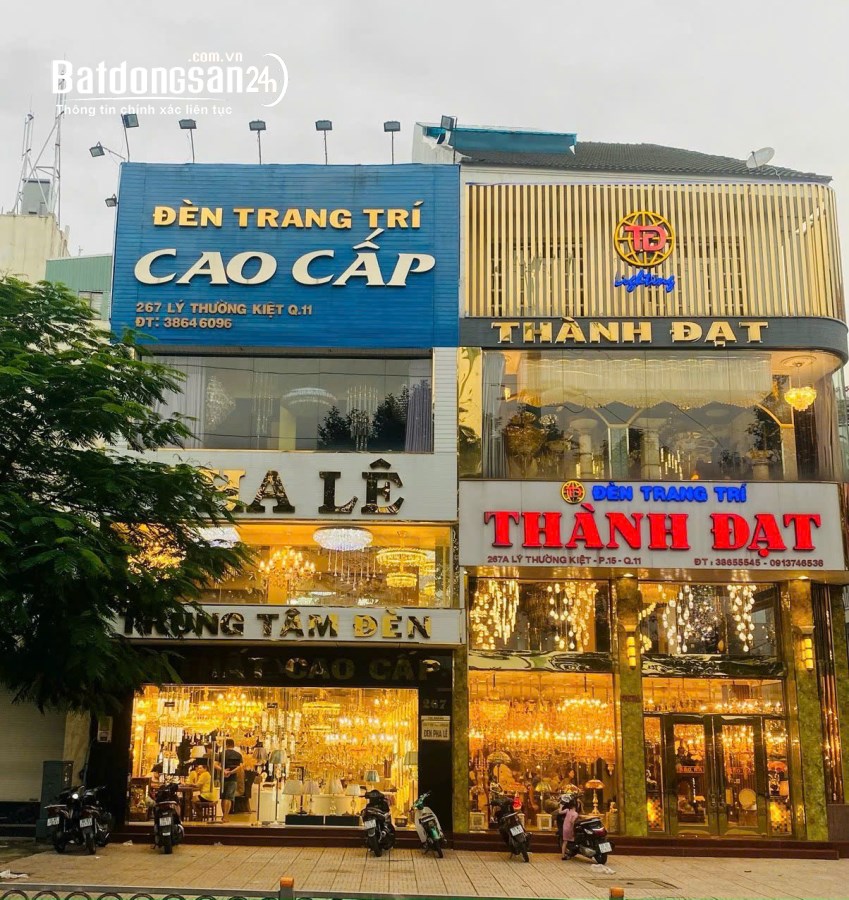 Bán nhà mặt tiền Đường Lý Thường Kiệt, Phường 15, Quận 11