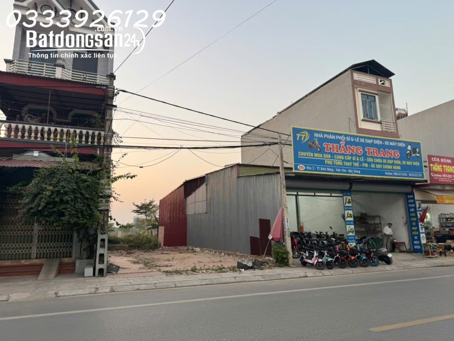 Bán đất mặt tiền Đường TL 298, Thị trấn Bích Động, Tx Việt Yên