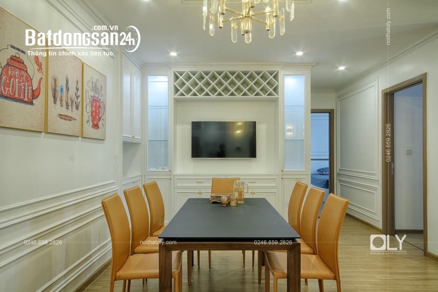 Bán căn 3 ngủ Vinhomes Sky Lake, tòa S1, dt 102m2, sẵn đồ