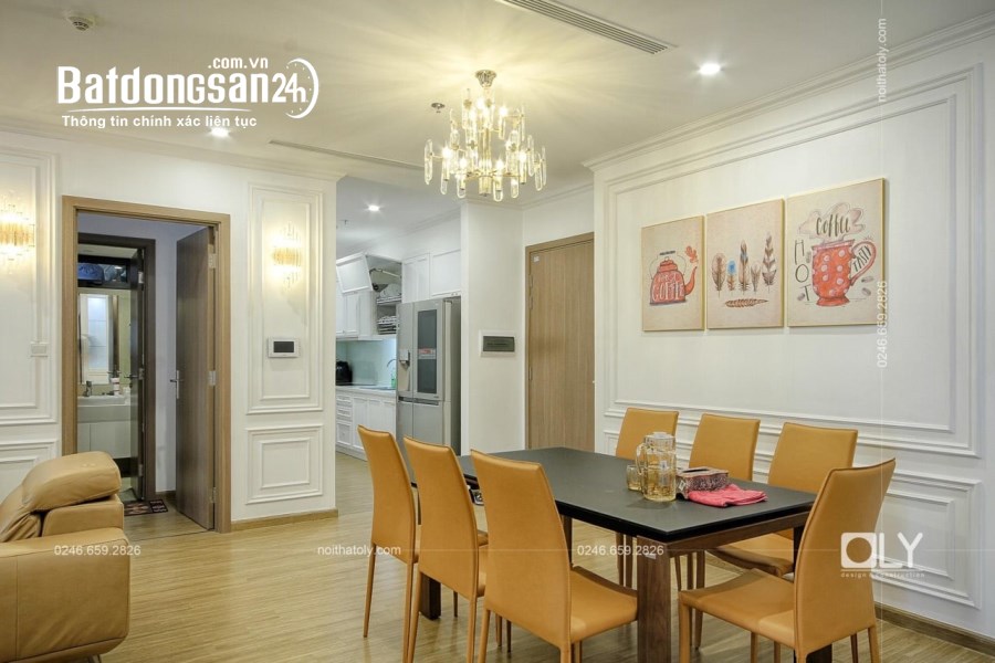 Bán căn 3 ngủ Vinhomes Sky Lake, tòa S1, dt 102m2, sẵn đồ