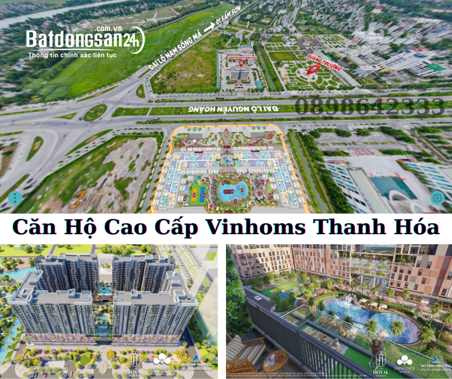 Bán căn hộ Vinhomes The Royal Residences, Đường Nguyễn Hoàng, TP Thanh Hoá