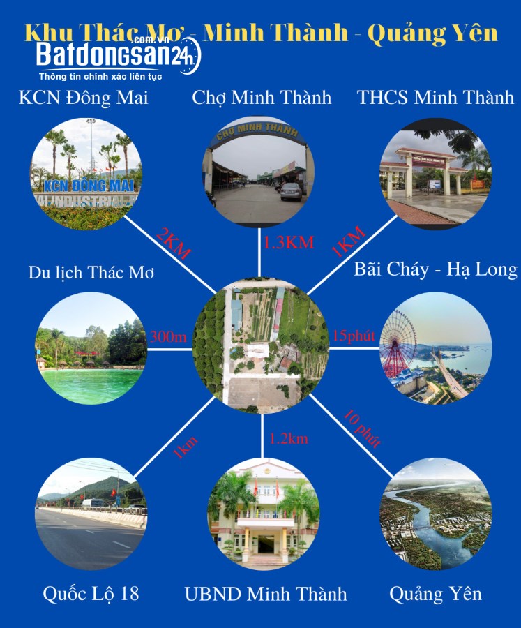 Bán đất tại Minh Thành, Quảng Yên, Quảng Ninh gần KCN Đông Mai giá tốt, 600 triệu
