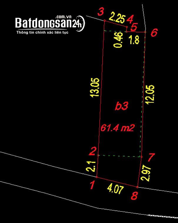 Bán nhà 3 tầng* sổ 57m2 thực tế 62m2* thoáng 2 mặt, kinh doanh. giá đầu tư.