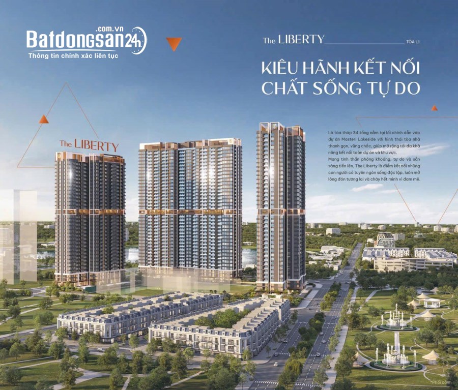Bán căn hộ Lake Masterise Homes, Đường Lý Thánh Tông, Huyện Gia Lâm